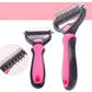 Professional Grade Dog Dematting and Deshedding Grooming Brush