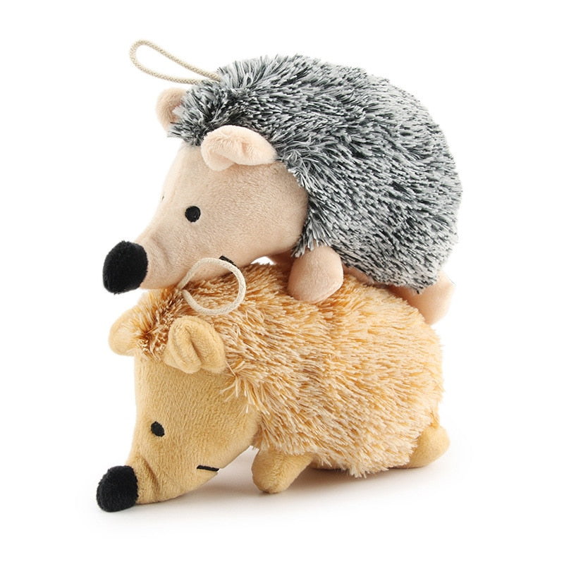 Soft Plush Hedgehog Dog Toy