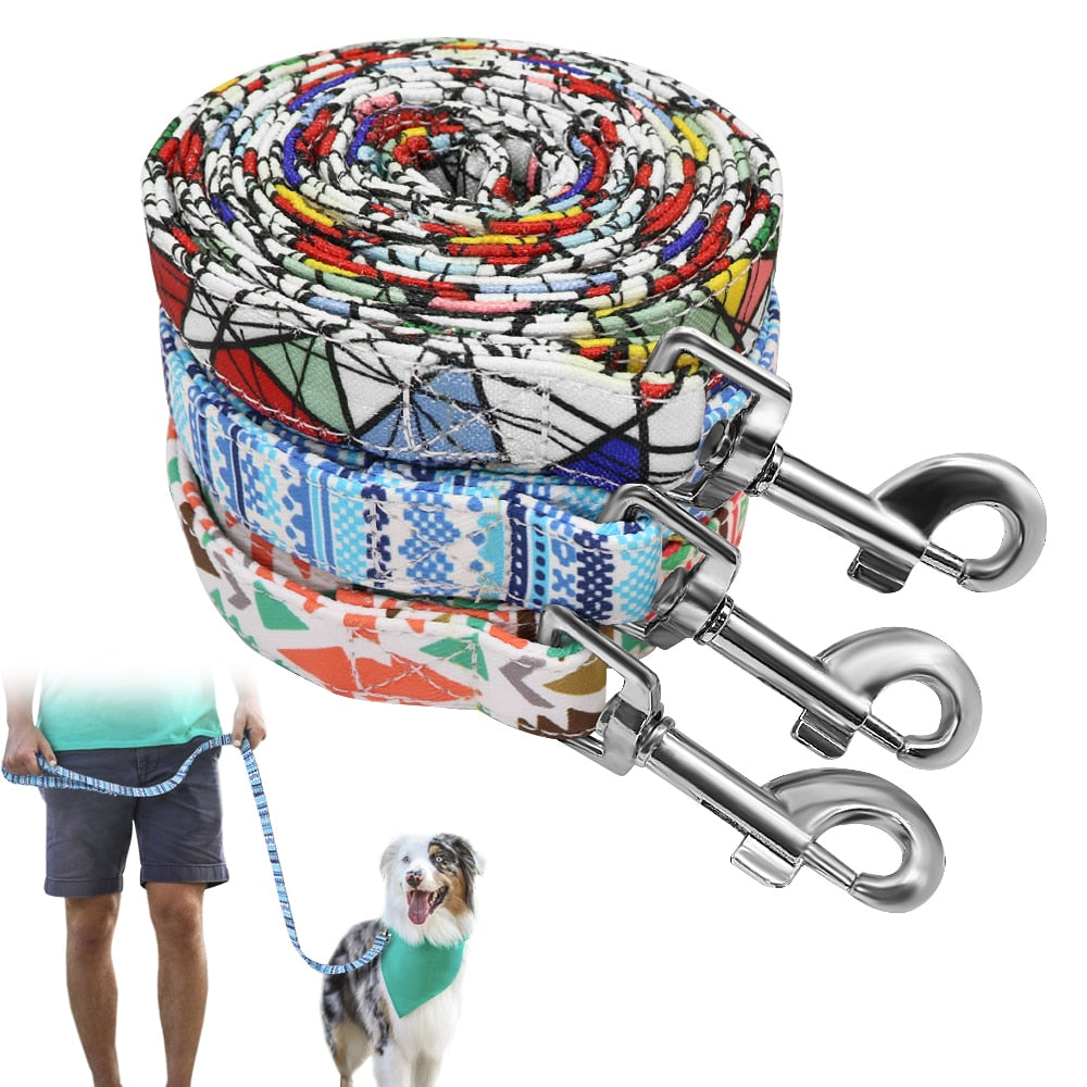 Nylon Printed Dog Leash