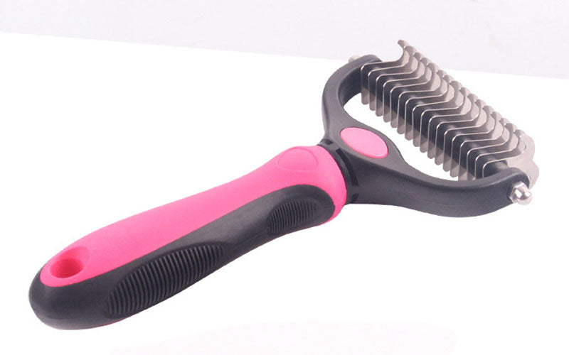 Professional Grade Dog Dematting and Deshedding Grooming Brush