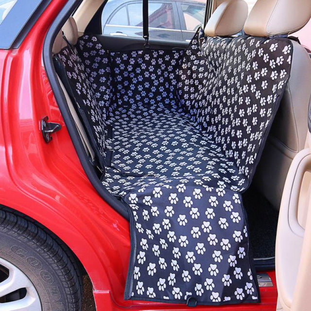 Printed Design Dog Car Seat Cover